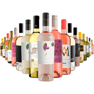 Kit 18 Vinhos Brancos e Rosés do Mundo