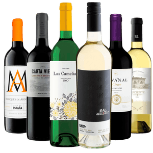 Kit 6 Vinhos por menos de R$ 24 a Garrafa