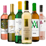 Kit 6 Vinhos Brancos e Roses