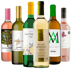 Kit 6 Vinhos Brancos e Rosés