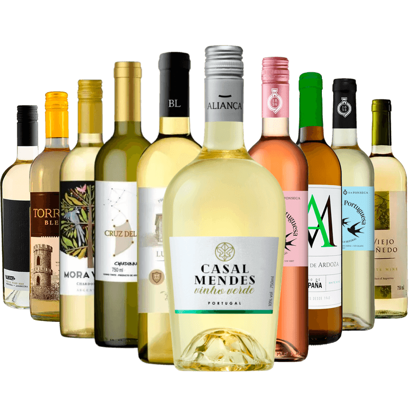 Kit 10 Vinhos Refrescantes