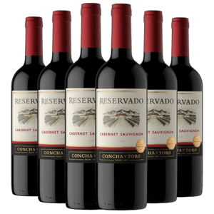 Kit 6 Vinhos Concha Y Toro Reservado Cabernet Sauvignon