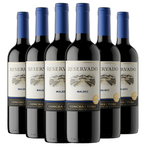 Kit 6 Vinhos Concha Y Toro Reservado Malbec