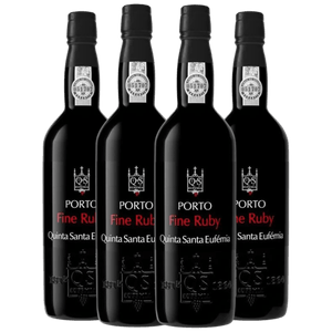 Kit 4 Vinhos Do Porto Fine Ruby