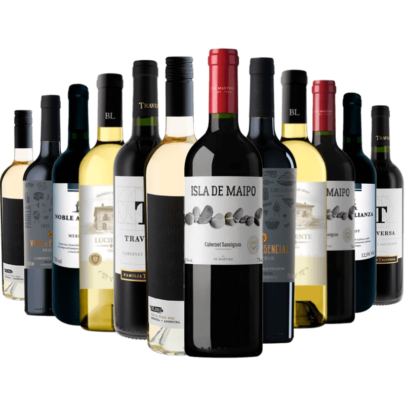 Kit 12 Vinhos Best Sellers America do Sul