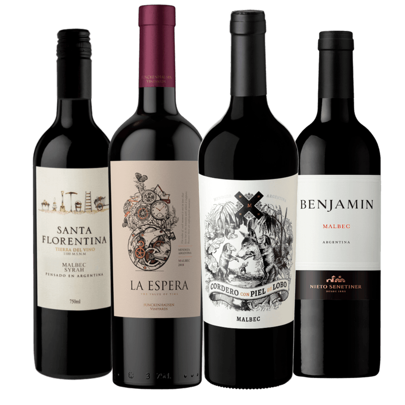 Kit 4 Vinhos Malbecs Imperdiveis