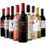 Kit 9 Vinhos Best Sellers Grandes Vinicolas