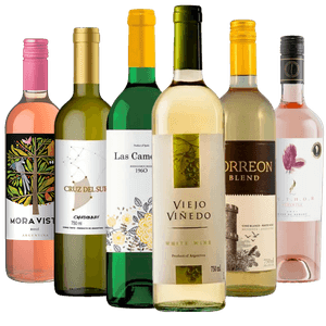 Kit 6 Vinhos Brancos e Rosés