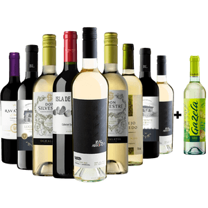 Kit 9 Vinhos + Vinho Verde Grátis