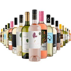 Kit 18 Vinhos Brancos e Rosés do Mundo