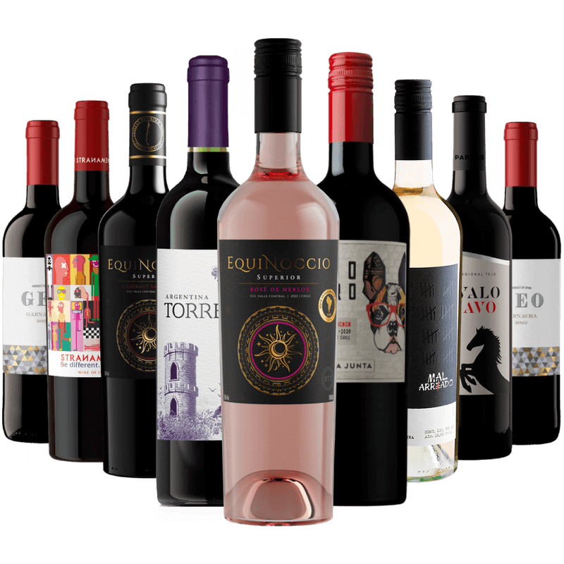 Kit 9 Vinhos Exclusivos