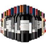 Kit 18 Garrafas Vinhos Imperdiveis
