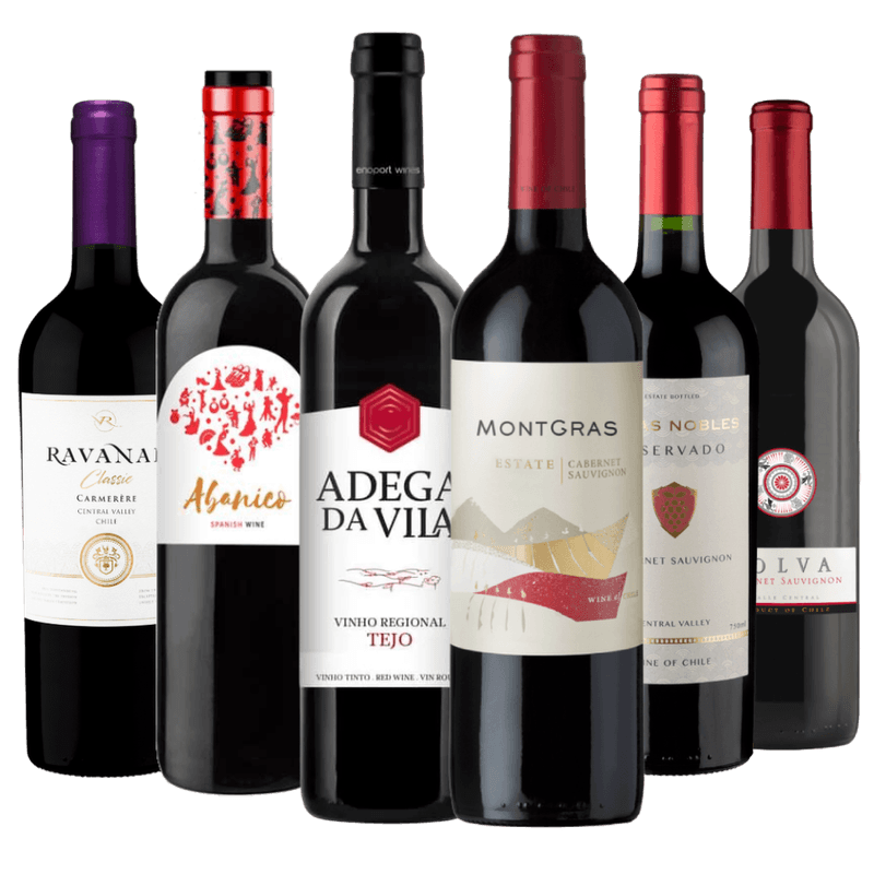 Kit 6 Vinhos Tintos Essenciais
