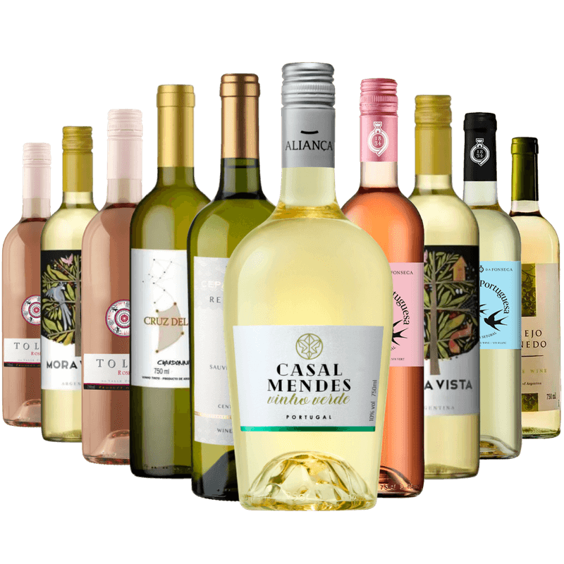 Kit 10 Vinhos Refrescantes
