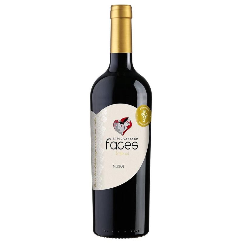 Vinho-Tinto-lidio-Carraro-Faces-Merlot-