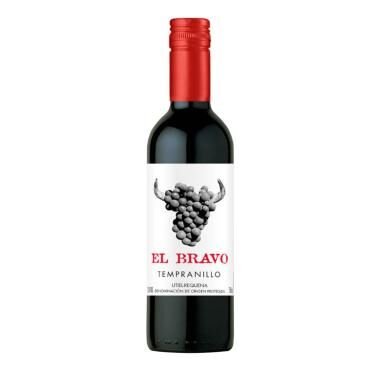 Vinho-Espanhol-El-Bravo-Tempranillo-Tinto-375ml