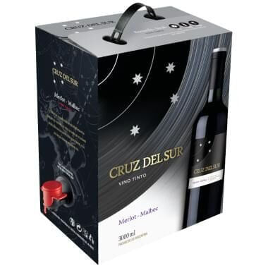 Vinho-Cruz-Del-Sur-Merlot-Malbec-Bag-In-Box-3l
