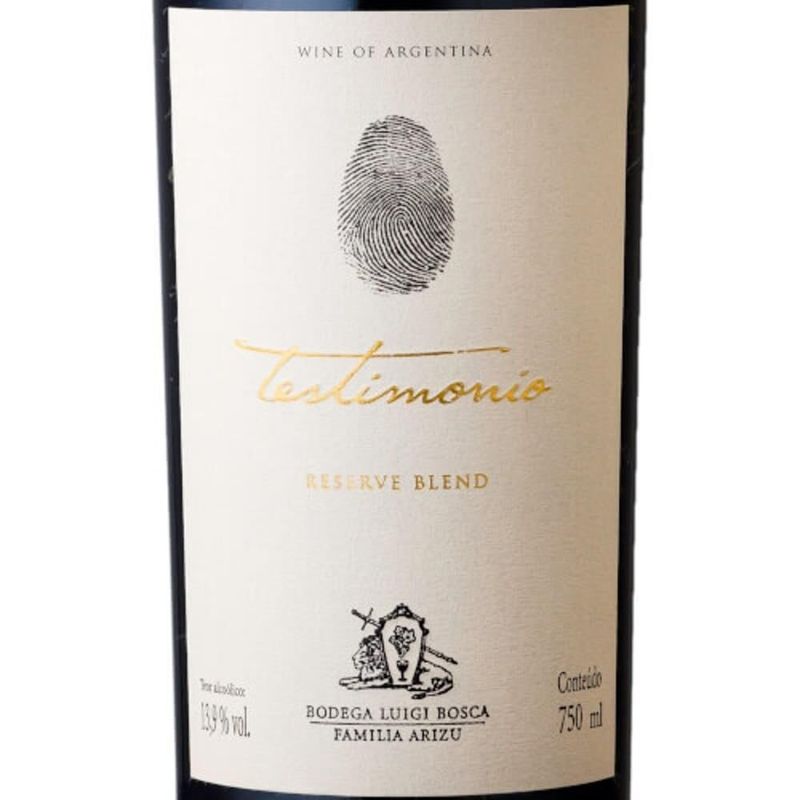 Vinho-Argentino-luigi-Bosca-Testimonio-Reserve-Blend-