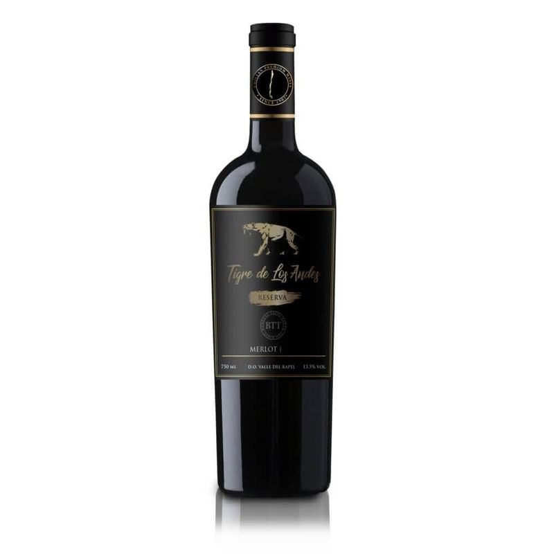 Vinho-Tinto-Chileno-Tigre-De-los-Andes-Reserva-Merlot