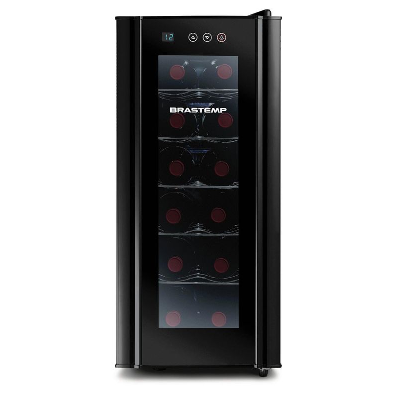 Adega-Brastemp-12-Garrafas-Ilum.-led-com-Painel-Eletronico-Preto