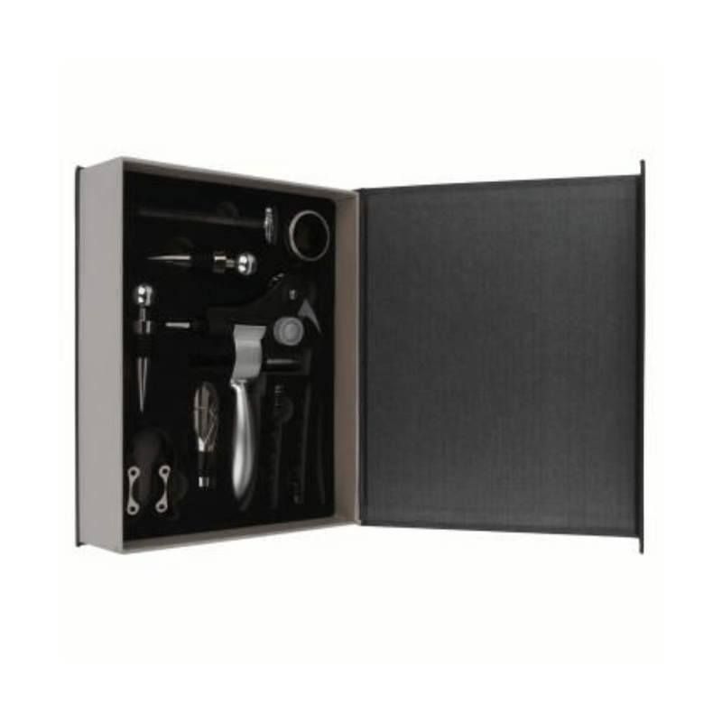 Kit-Acessorios-para-Vinho-ACASA-Metal-com-9-Pecas