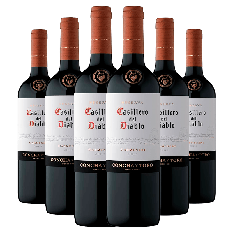Kit-6-Garrafas-Concha-Y-Toro-Casillero-Del-Diablo-CarmenEre