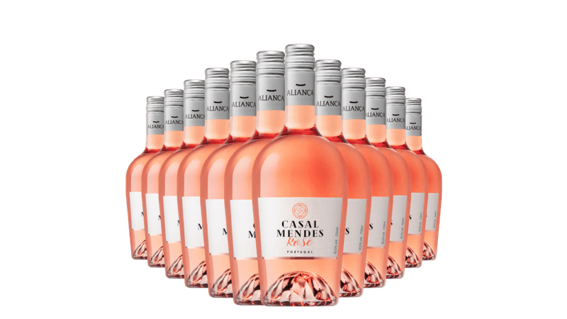 Kit 12 Vinhos Casal Mendes Rosé | Sabor e Elegância - Divvino: sua