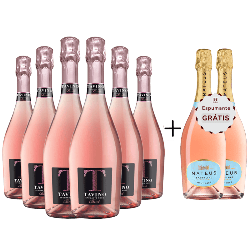 Kit-Espumante-Tavino-Brut-Rose---Compre-6-e-Ganhe-2-Espumante-Mateus-Rose